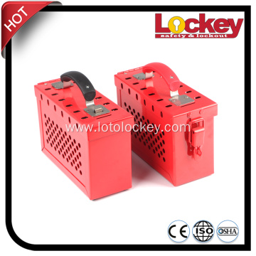 Protable Steel Lockout Kit and Group Lockout Box